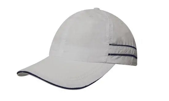 Headwear Microfibre Cap W/piping & Sandwich X12 - 4077 - City Workwear